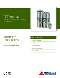 Thumbnail of document Manual - PRTemp140 High Pressure and Temperature Data Logger